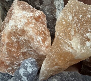 سنگ نمکی صورتی (نارنجی)